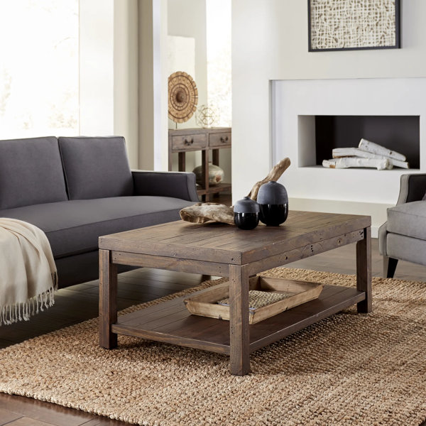 Birch Lane Alexandra Solid Wood Top Coffee Table & Reviews Wayfair Canada